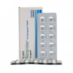 Норпролак таб. 75мкг №30