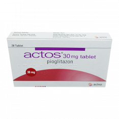 Актос Пиоглитазон (Пиоглар) таб. 30мг №28