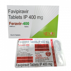 Фавипиравир (Feravir-400) 400!мг :: Арепливир аналог :: табл. №10