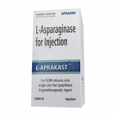 Аспарагиназа (L аспарагиназа) L-Aprakast 10000 МЕ лиоф. для приг. р-ра для инъек. №1